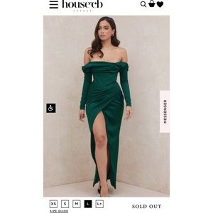 ISO house of cb Sienna dress size medium or large